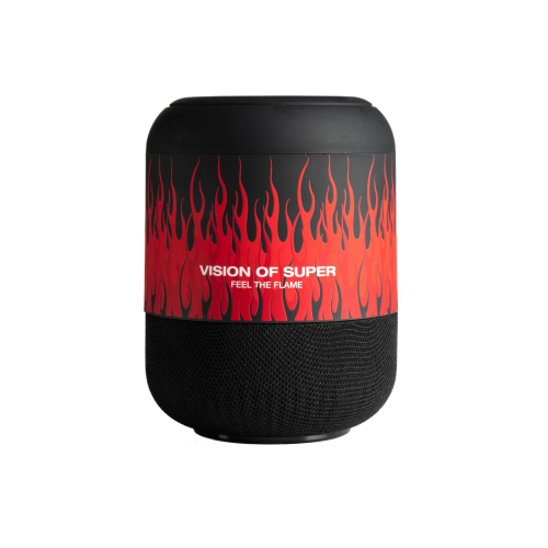 CELLY VOSSPEAKER ALTOPARLANTE WIRELESS VISION OF SUPER COLLEZIONE VOS 5W BASSI PROFONDI FINO A 8 ORE DI AUTONOMIA NERO ROSSO